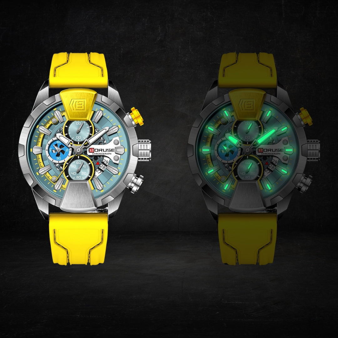 Watch with Chronograph and Calendar