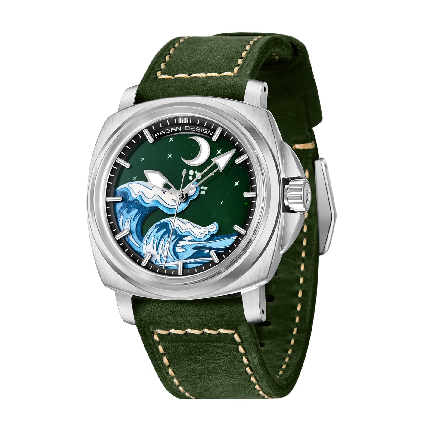 Watch with Sapphire Crystal and Steel