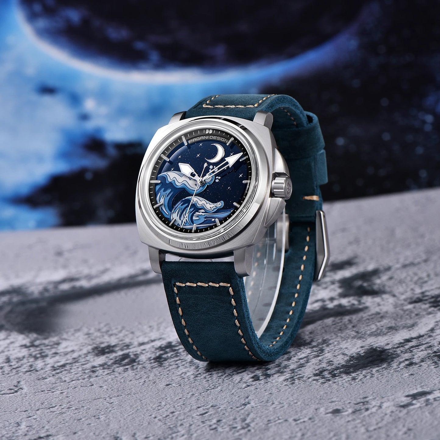Watch with Sapphire Crystal and Steel